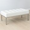 Buy Kanel Bench (2 seats) - Faux Leather Black 13213 - prices